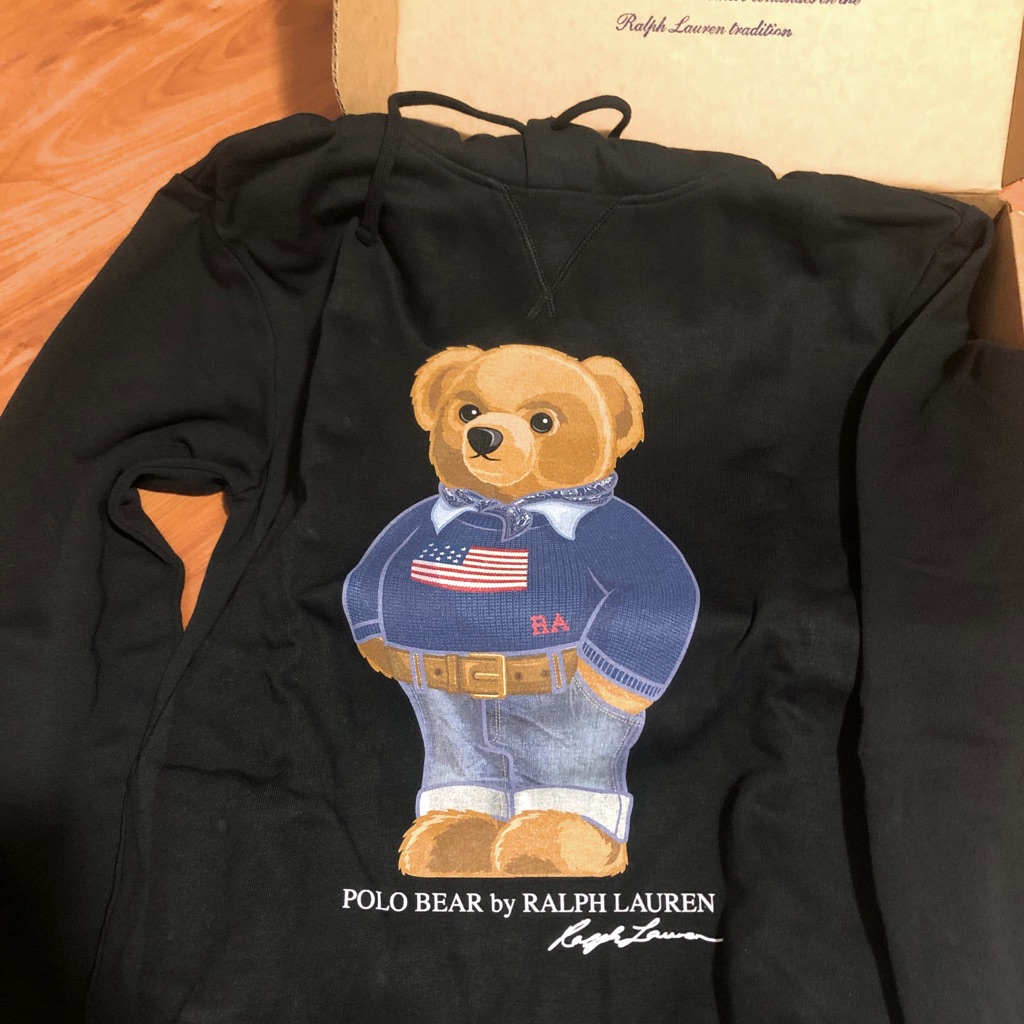 Polo Bear Hoodie By Ralph Lauren Brand New